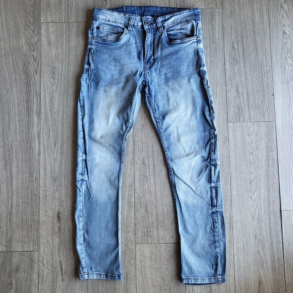 Marc Ecko Men's 30x30 Cut & Sew Slim Jeans Streetwear Stretch
